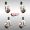 Service Caster 3 Inch 316SS High Temp Glass Filled Nylon 1-5/8 Inch Stem Caster Brake SCC, 2PK SCC-SS316EX20S314-GFNSHT-2-TLB-2-158 - alternate 5